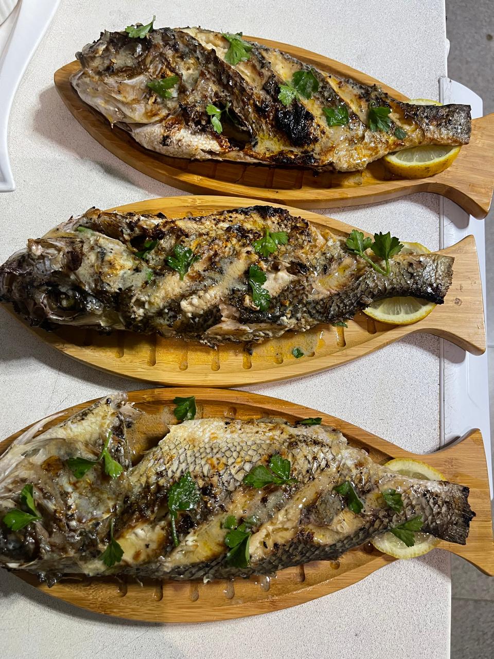 Trio de Peixes Grelhados